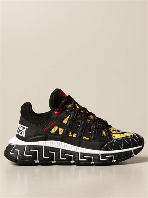 versace women black sneakers with sparkle|versace sneakers women's sale.